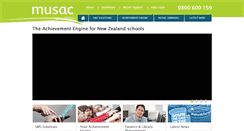 Desktop Screenshot of musac.co.nz